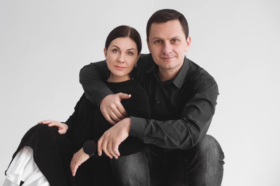 Виталий Даниленко с женой Юлией