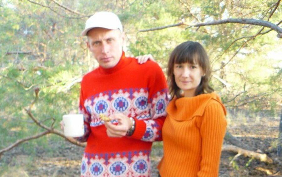 Вера Зайцева с мужем